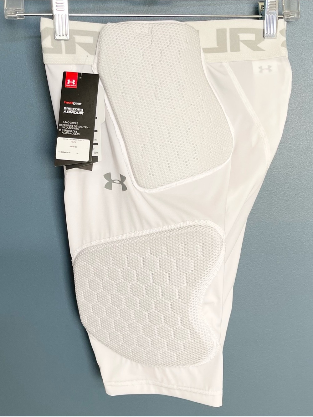 Under Armour mens game day armour 5-pad girdle compression shorts size large NWT